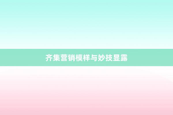 齐集营销模样与妙技显露